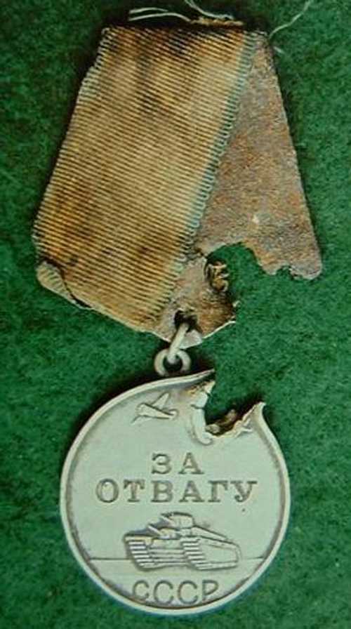Medal for Bravery...Lucky or...