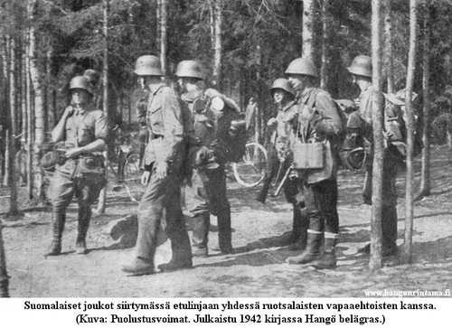 Finnish and Swedish soldiers