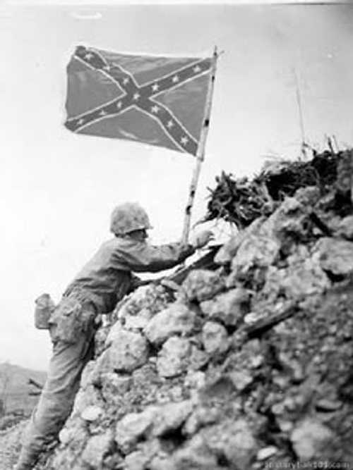 US Marine Flies Confederate Flag on Okinawa