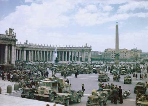 Allied troops Rome,June 1944