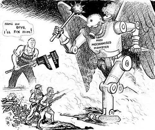 WW2 cartoon