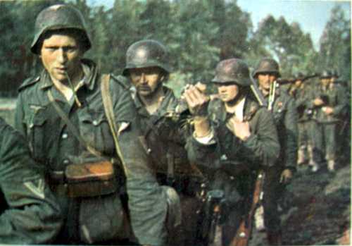 Tired german soldiers