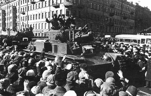 20th Tank Brigade in Leningrad