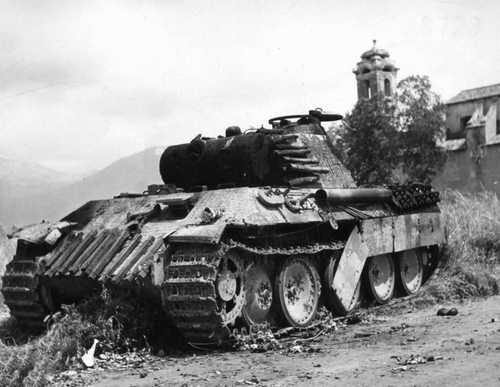 Panther tank in Italy 1944