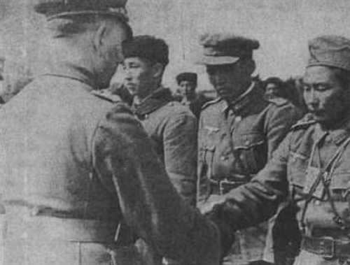 Kalmyks With A German Officer