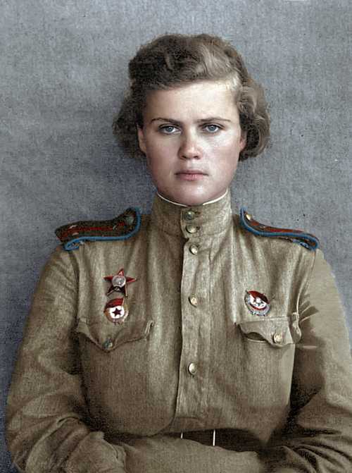 Hero of the Soviet Union Evgeniya Rudneva