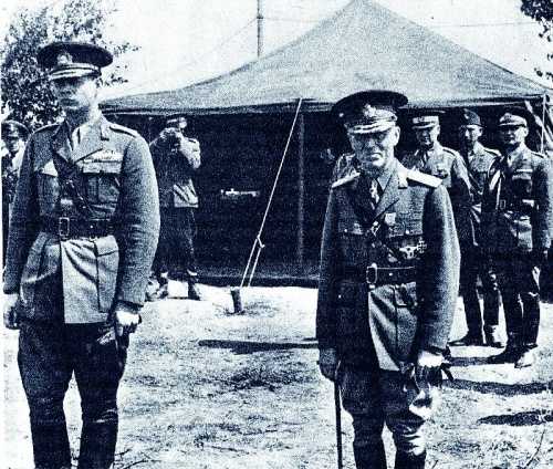 Marshal Antonescu and King Mihai.