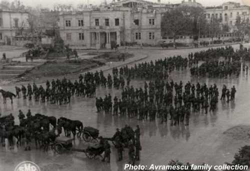 Romanian troops in Sevastopol