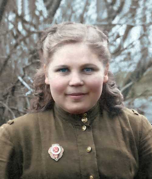 20 years old Soviet nurse, WW2