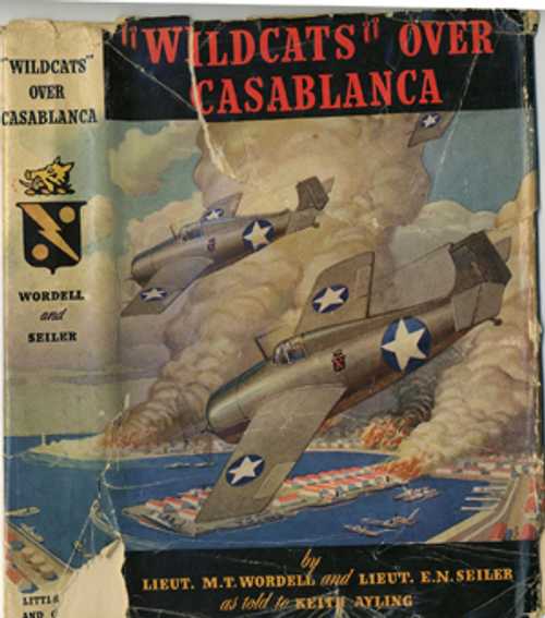 Artwork showing US Navy 'Wildcats' in action