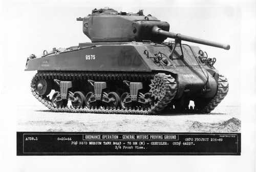 Sherman and armor photoseries