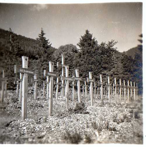 German military graves near Tegernsee - 1946