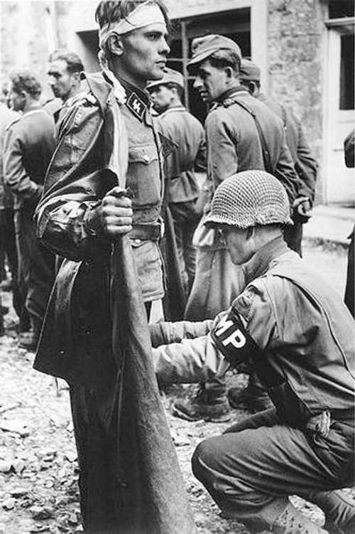 17th SS officer captured in Normandy