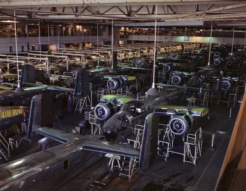 B-25 Assembly Line