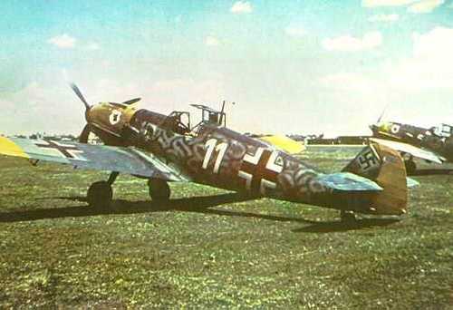 Bf 109E-4 of 7./JG77
