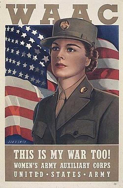 WAAC wartime poster