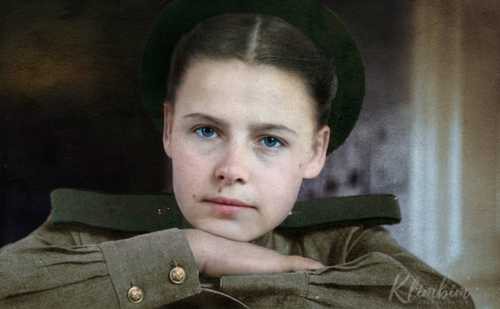 Female Red Army soldier