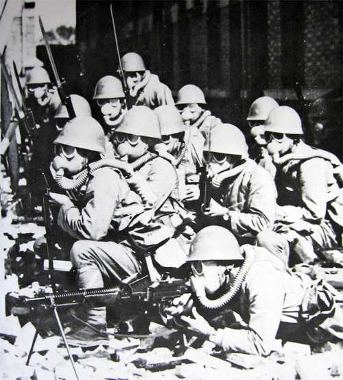 Japanese troops in Shanghai