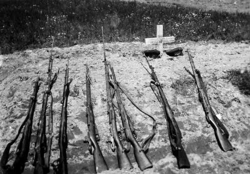 Russian mass grave