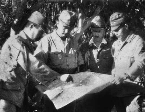 General Tadamichi Kuribayashi in Iwo Jima 1944