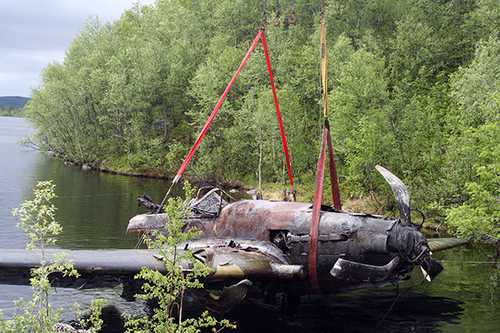 IL-2 recovered from lake in Murmansk, Russia