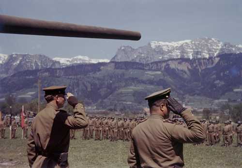 Austrian Alps, 1945
