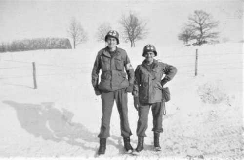 While in the Battle of the Bulge