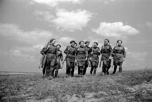 Soviet female snipers