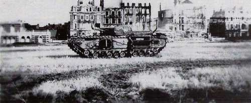 Canadian Tank at Dieppe