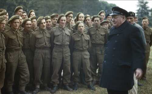 Churchill in Normandy 1944