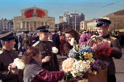 Victory Day in Moscow, 9 May 1945