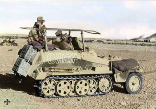 Rommel's command vehicle &quot;Greif&quot;  (col )