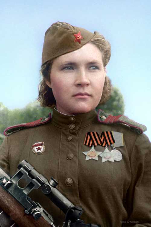 Sniper Lyubov Makarova