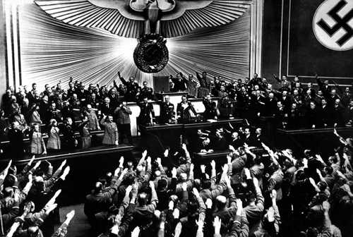 Reichstag accepts Hitler