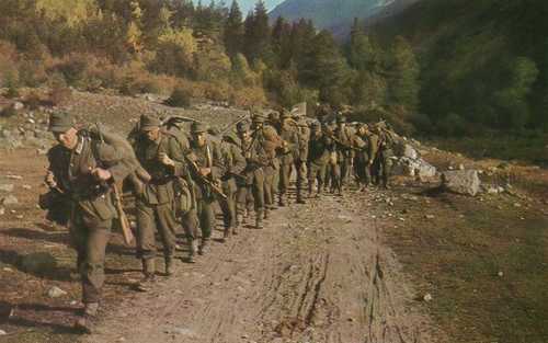Mountain troops in Russia