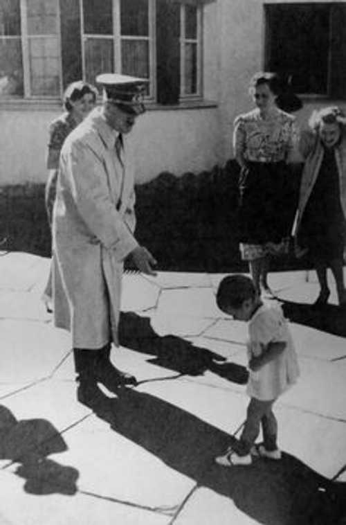 Hitler with Child