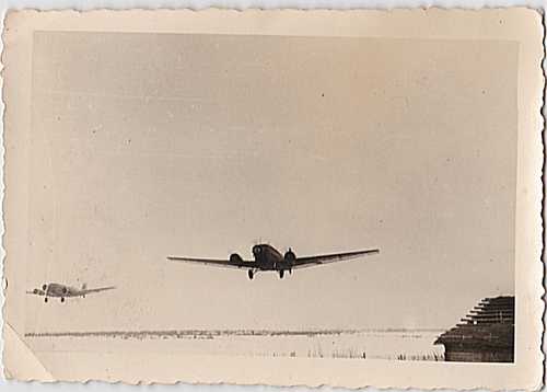 ju-52s landing in russia