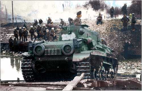 A Hungarian Turan I Model 1940 medium tank.