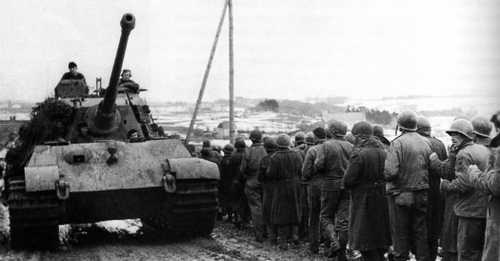 Early days of the Battle of the Bulge