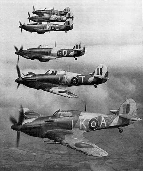 Hawker Hurricanes of 87th squadron
