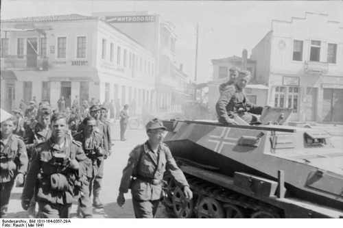 German March into Athens
