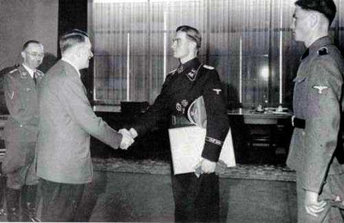 Hitler and SS-Standartenführer Max Wünsche