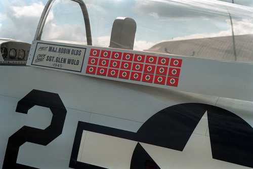 Side plate of a P-51 Mustang fighter