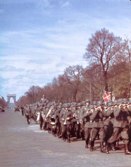 Wehrmacht parade in Paris