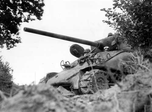 Sherman Tank Ready for Ambush
