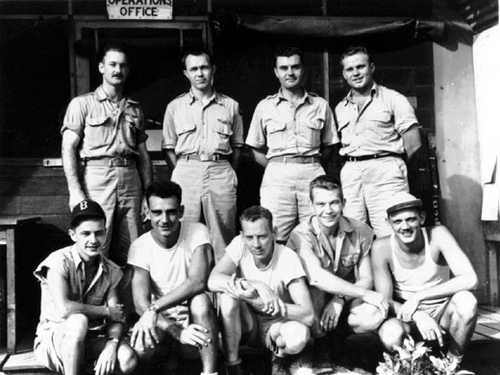 Crew of "Enola Gay", 1945.