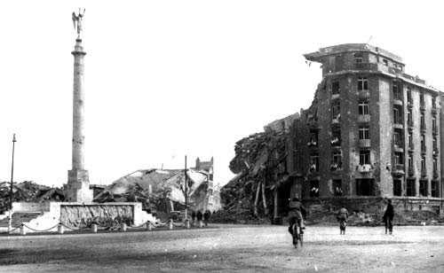 Place Foch,Caen 1944