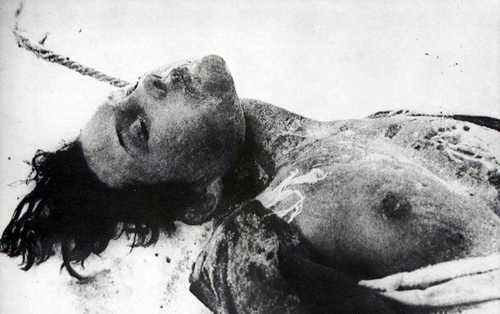 Woman tortured/killed by Germans