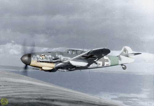 Me 109G of JG27 (col.)