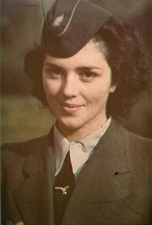 Female Luftwaffe (air force) helper